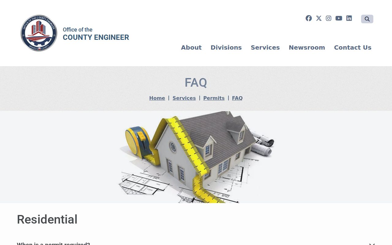 Channelview neighbors address research using the Harris County OCE permit FAQ